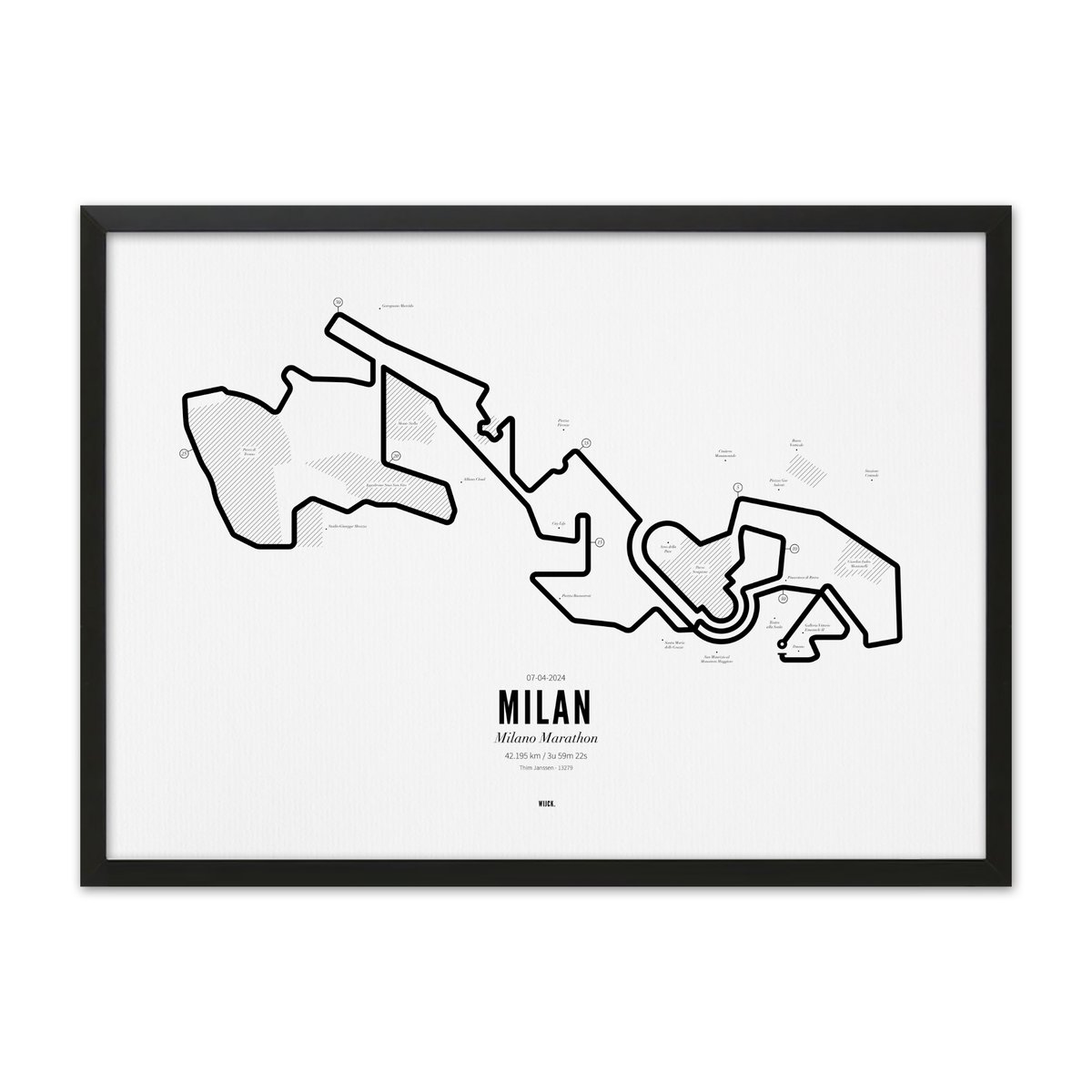 Poster of Marathon Milan 2024 | WIJCK.